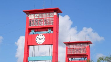 Ampera Bridge is a vertical-lift bridge in the city of Palembang, South Sumatra, Indonesia. clipart