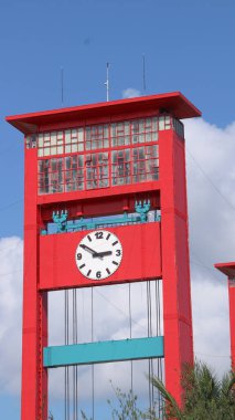 Ampera Bridge is a vertical-lift bridge in the city of Palembang, South Sumatra, Indonesia. clipart