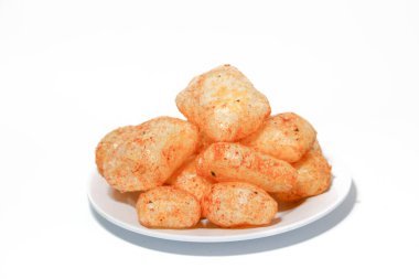 Kerupuk kulit (Rambakjangekkrecekkarodok), Endonezya 'nın geleneksel bir aperatifidir..