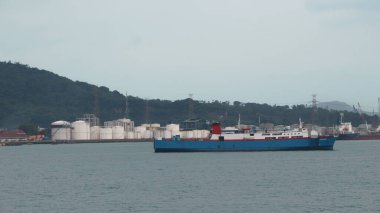 Banten Limanı 'ndan Bakauheni Limanı Lampung' a feribot geliyor.