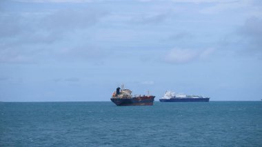 Banten Limanı 'ndan Bakauheni Limanı Lampung' a feribot geliyor.