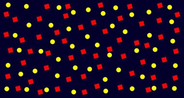 Kumaş deseni. yuvarlak ve kare şablonlar