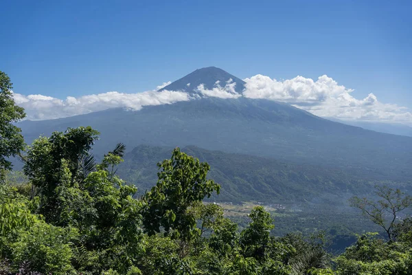 Schöne Aussicht Auf Vulkan Indonesien Insel Bali — Stockfoto