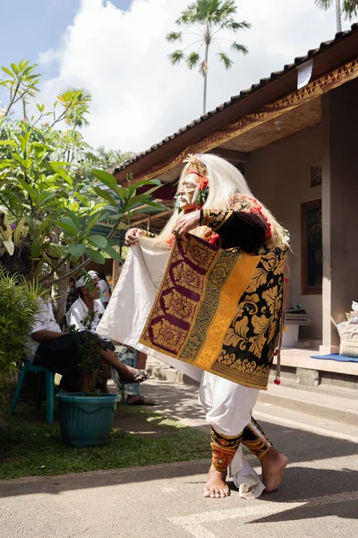 Bali Indonesia Mayo 2023 Ceremonia Danza Ritual Templo Ubud Bali — Foto de Stock