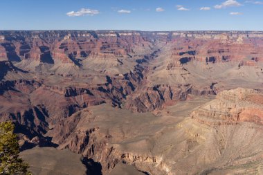 Grand Canyon Ulusal Parkı, Arizona, ABD. Büyük Kanyon 'un manzarası