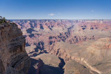 Grand Canyon Ulusal Parkı, Arizona, ABD. Büyük Kanyon 'un manzarası