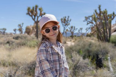 Joshua Tree Ulusal Parkı, ABD, Kaliforniya 'da Çocuk
