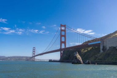 Golden Gate Köprüsü, San Francisco, California, ABD. 