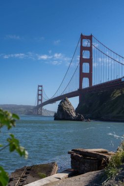Golden Gate Köprüsü, San Francisco, California, ABD. 