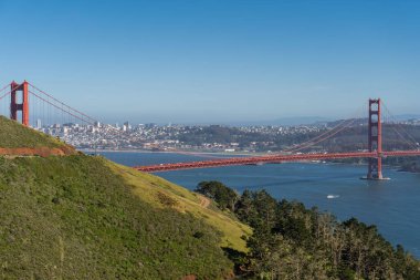 Golden Gate Köprüsü, San Francisco, California, ABD. 