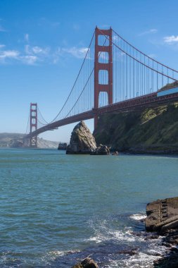 Golden Gate Köprüsü, San Francisco, California, ABD. 