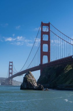 Golden Gate Köprüsü, San Francisco, California, ABD. 