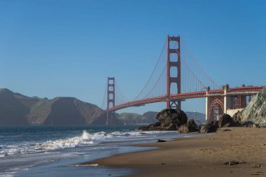 Golden Gate Köprüsü, San Francisco, California, ABD. 
