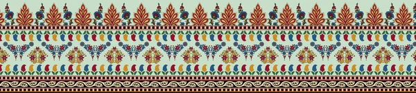 Nahtloses Muster Mit Ethnischen Ornamenten — Stockfoto