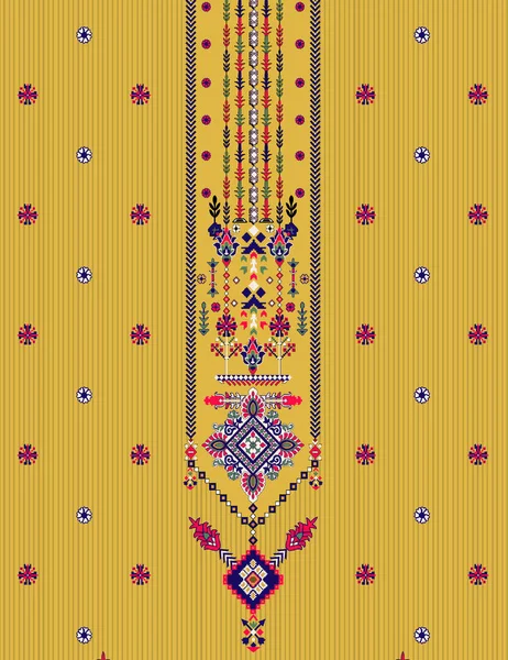 Ornamento Étnico Tradicional Con Patrón Geométrico Colorido Fondo Sin Costuras —  Fotos de Stock