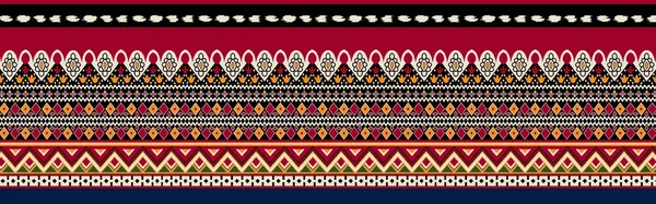 Племенной Этнический Дизайн Этническая Модель Бесшовный Векторный Шаблон — стоковое фото