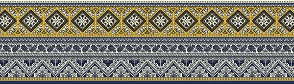 Seamless Tribal Ethnic Pattern Design — Stock Photo, Image
