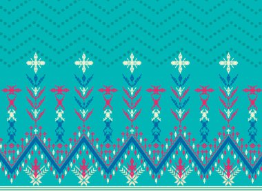 Etnik kabilelerin kusursuz kalıpları. vektör illüstrasyonu