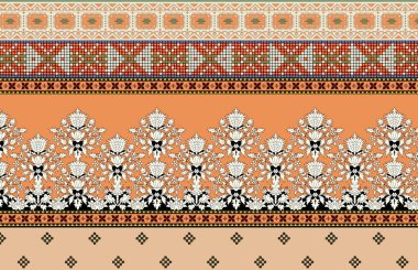 Etnik tarzda kusursuz desen.