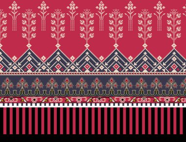 vektör Dikişsiz etnik desen