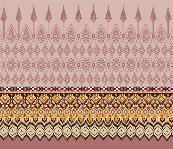 Abstract Geometric Pattern Ethnic Tribal Elements — Stock Photo, Image