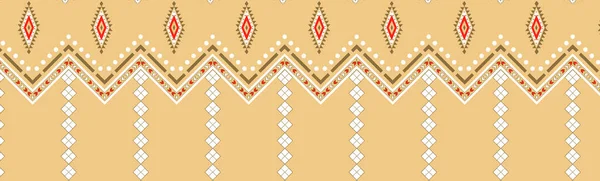 Abstrakte Nahtlose Muster Mit Ethnischen Ornamenten Vektorillustration — Stockfoto