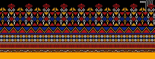 Ethnic Seamless Tribal Pattern Vector Illustration — Stock Photo, Image