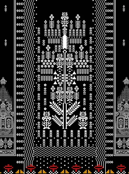 Embroidery Design Ethnic Ornament — Stock Photo, Image