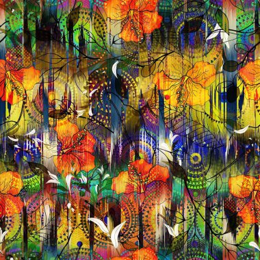 soyut renk arkaplan resim çizimi