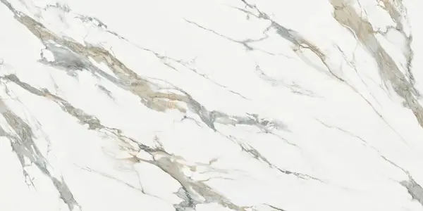 Arkaplan veya tasarım sanatı için doğal desenli beyaz mermer dokusu.