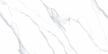 Arkaplan veya tasarım sanatı için doğal desenli beyaz mermer dokusu.