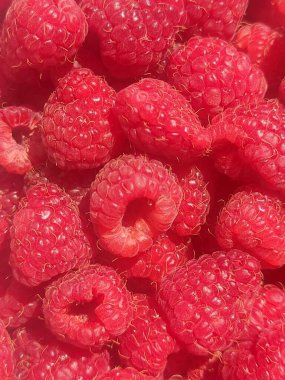 Güneşteki ahududu, arka plan ve dokular