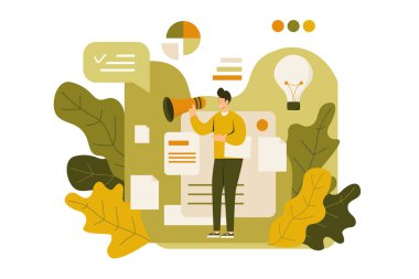 Çiçek illüstrasyon koleksiyonu