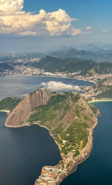 Niteri 'nin güzel hava manzarası, Rio de Janeiro, Brezilya