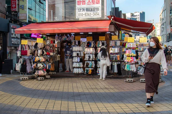 Trhu Namdaemun Soulu Jižní Korea — Stock fotografie