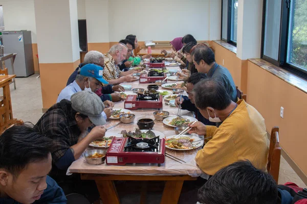 Banquet Eating Drinking Seoul City — Stock Photo, Image