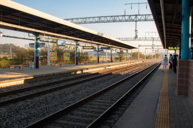 Seul İstasyonu 'nda trafik vardı..