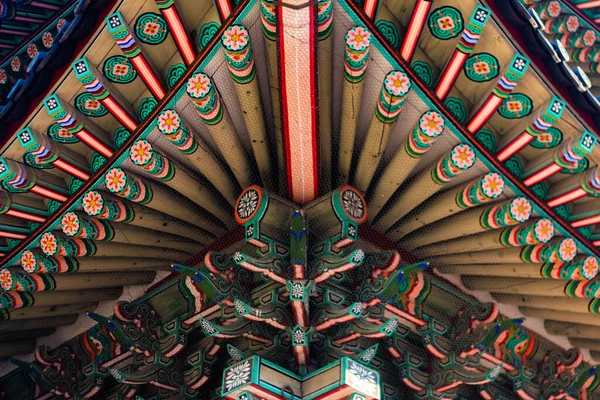 stock image Gyeongbok Palace and other heritage is a favorite place for foreign tourists visiting Seoul.