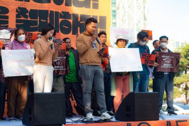 Seul, Kore 'de Yoksulluğu Kaldırma Günü Geçidi 