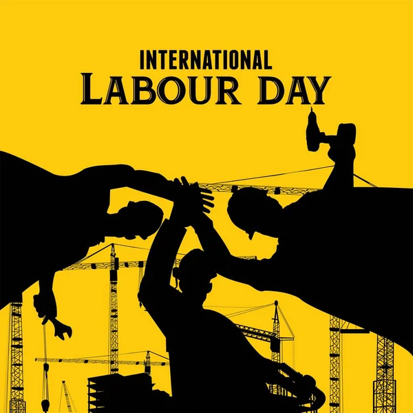 stock vector International Labour Day Vector Poster.