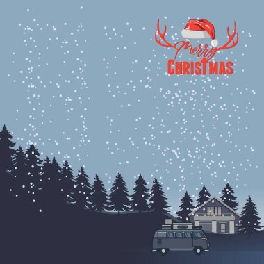 Noel tebrik kartları ve Noel feneri süslemeleri.