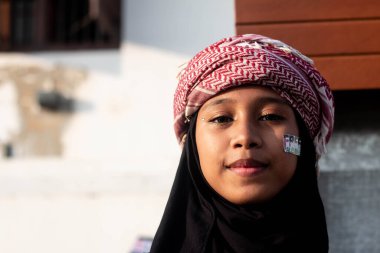 Jakarta, Endonezya - 17 Aralık 2023: Kuzey Jakarta 'da Filistin Eylemini Savunmak.