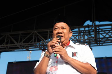 Jakarta, Endonezya - 17 Aralık 2023: Kuzey Jakarta 'da Filistin Eylemini Savunmak.