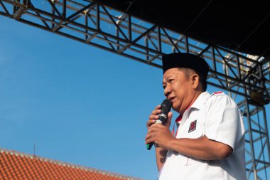 Jakarta, Endonezya - 17 Aralık 2023: Kuzey Jakarta 'da Filistin Eylemini Savunmak.