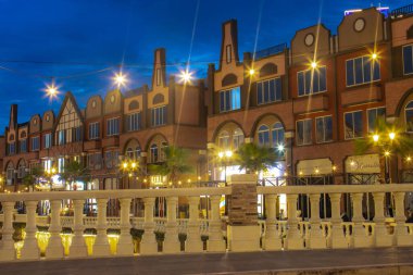 Tangerang, Banten, Endonezya - Jan, 10, 2025: Pantai Indah Kapuk 'taki Çin Kasabası turizm beldesi (PIK).