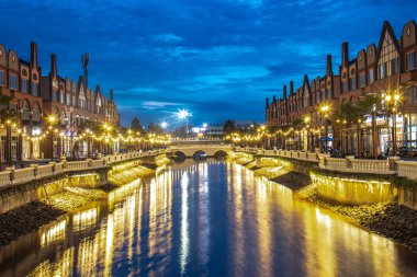 Tangerang, Banten, Endonezya - Jan, 10, 2025: Pantai Indah Kapuk 'taki Çin Kasabası turizm beldesi (PIK).