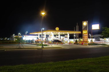 PIK 2, Tangerang, Endonezya 'daki Shell benzin istasyonu..