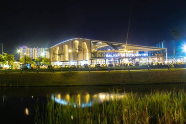 Tangerang, Banten, Endonezya - Jan, 10, 2025: Pantai Indah Kapuk 'taki Çin Kasabası turizm beldesi (PIK).