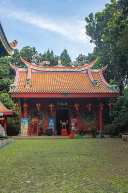 Jakarta, 14 Nisan 2025: Kong Miao Tapınağı, TMII, Doğu Jakarta 'da bir Konfüçyüs ibadethanesi..