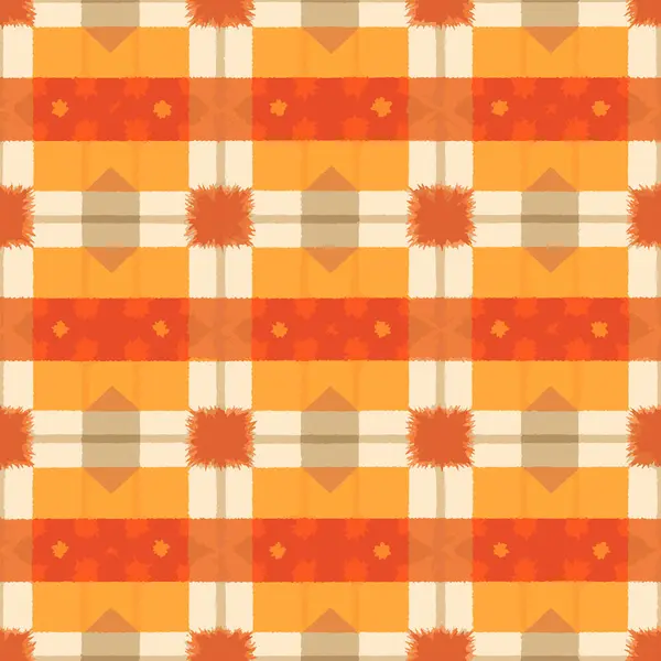 Bezešvé Tartan Vzor Podzimní Móda Podzim Tartan Plaid Fabric — Stockový vektor